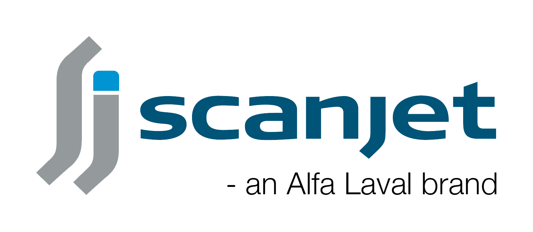 Scanjet logo with Alfa Laval brand